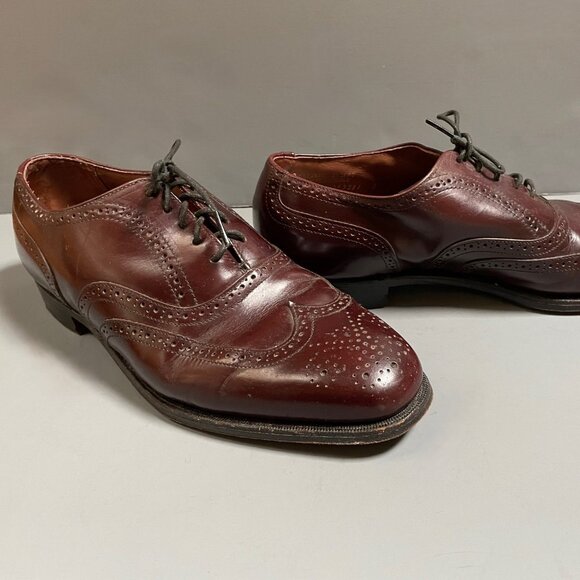 Vintage Mansfield Hand Crafted Leather Oxford Shoes main image 10